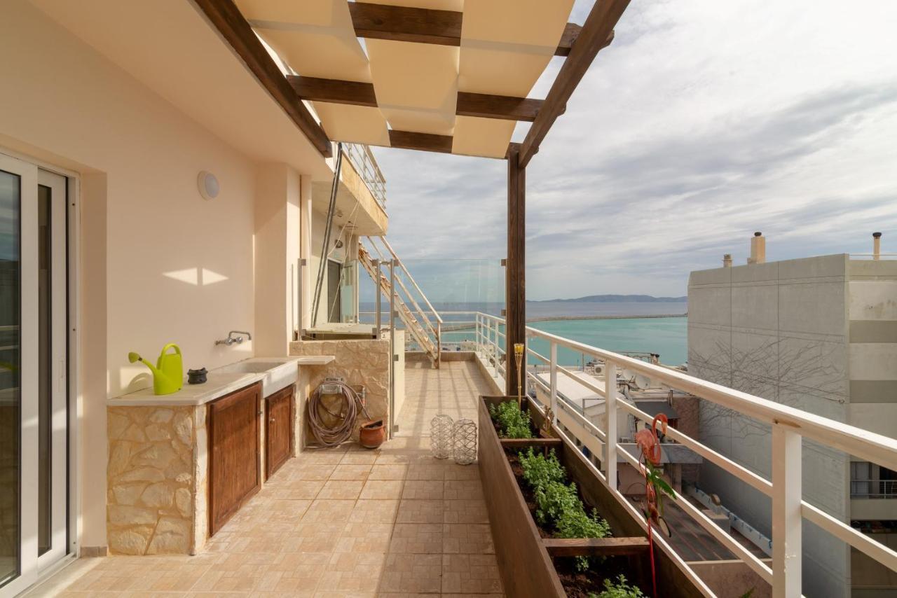 Penthouse Apartment In Downtown With Seaview Kandiye Dış mekan fotoğraf